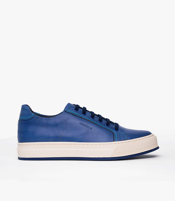 PANIER ROGUE en Cuir, Bleu ciel– CL6073