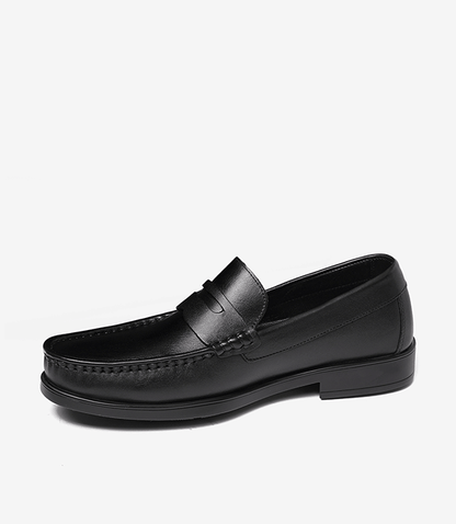 MOCASSIN ALTON en Cuir, Noir – CL46