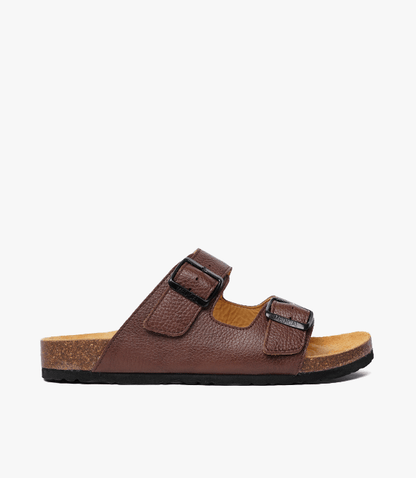 SANDALES Vagabond en Cuir, Marron – SL01