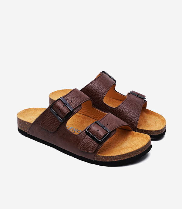 SANDALES Vagabond en Cuir, Marron – SL01