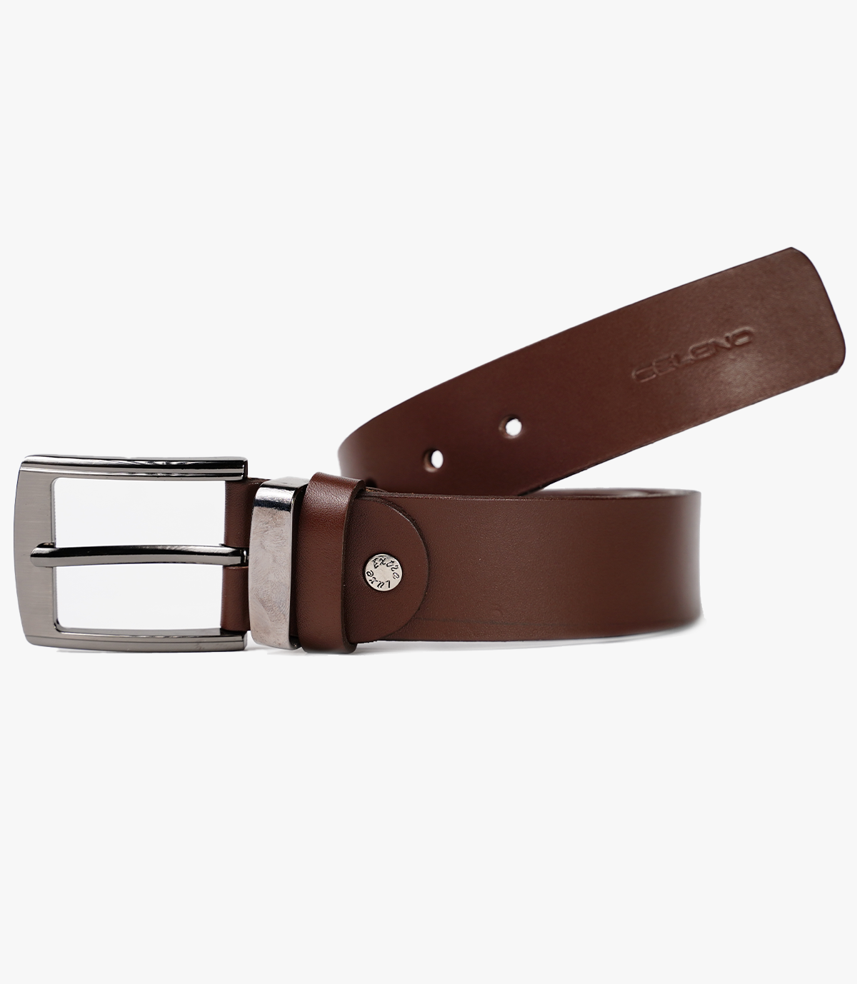 CEINTURE ALFRED en Cuir, Marron – CLSPORT