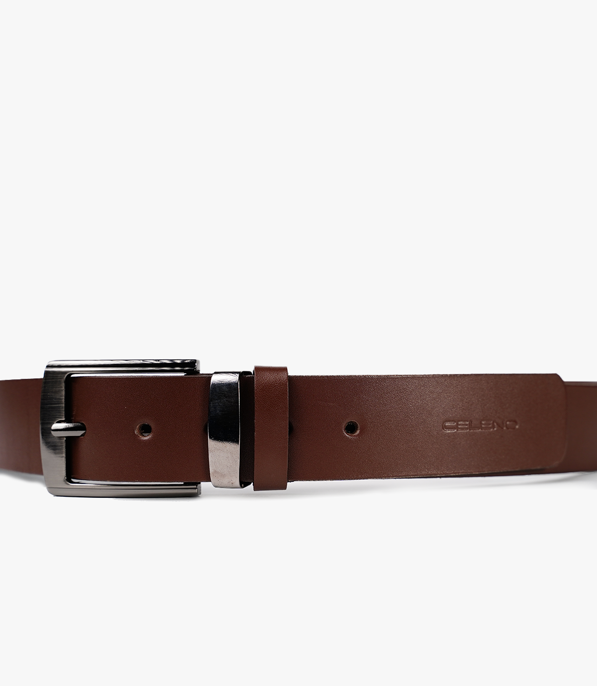 CEINTURE ALFRED en Cuir, Marron – CLSPORT