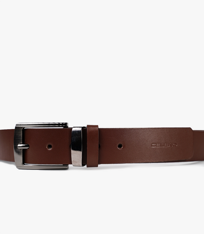 CEINTURE ALFRED en Cuir, Marron – CLSPORT