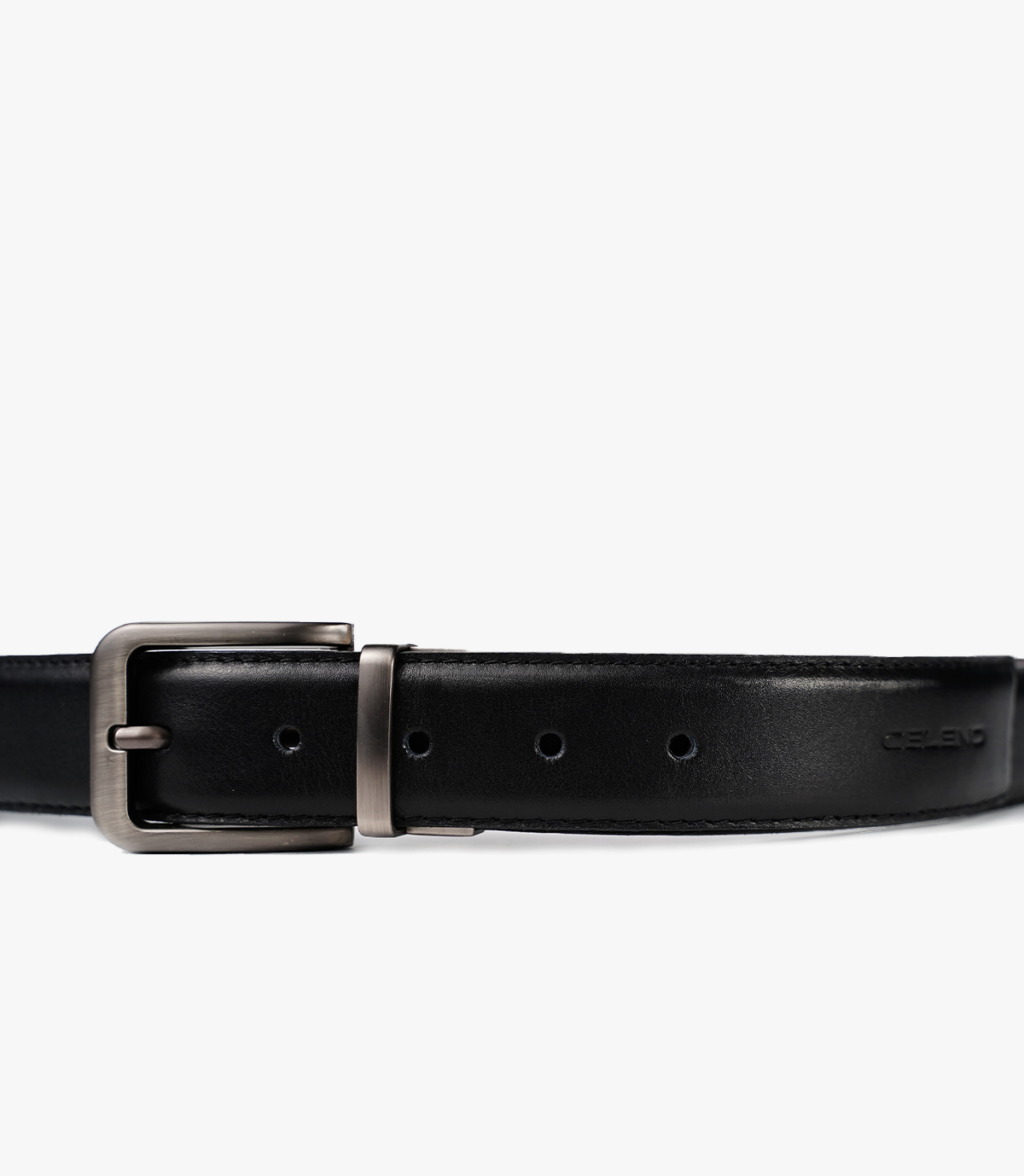 CEINTURE JAY en Cuir, Noir-Marron – CLCLASS