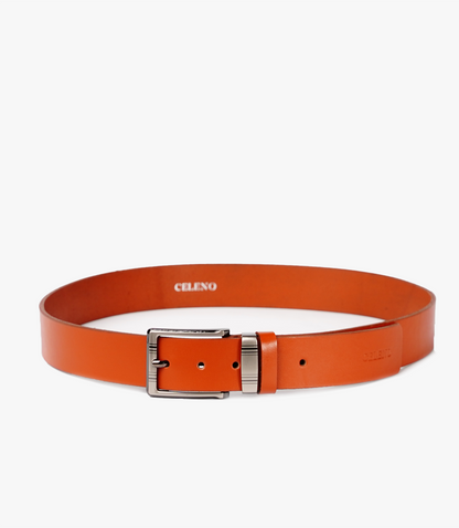 CEINTURE ALFRED in Cuir, Orange – CLSPORT